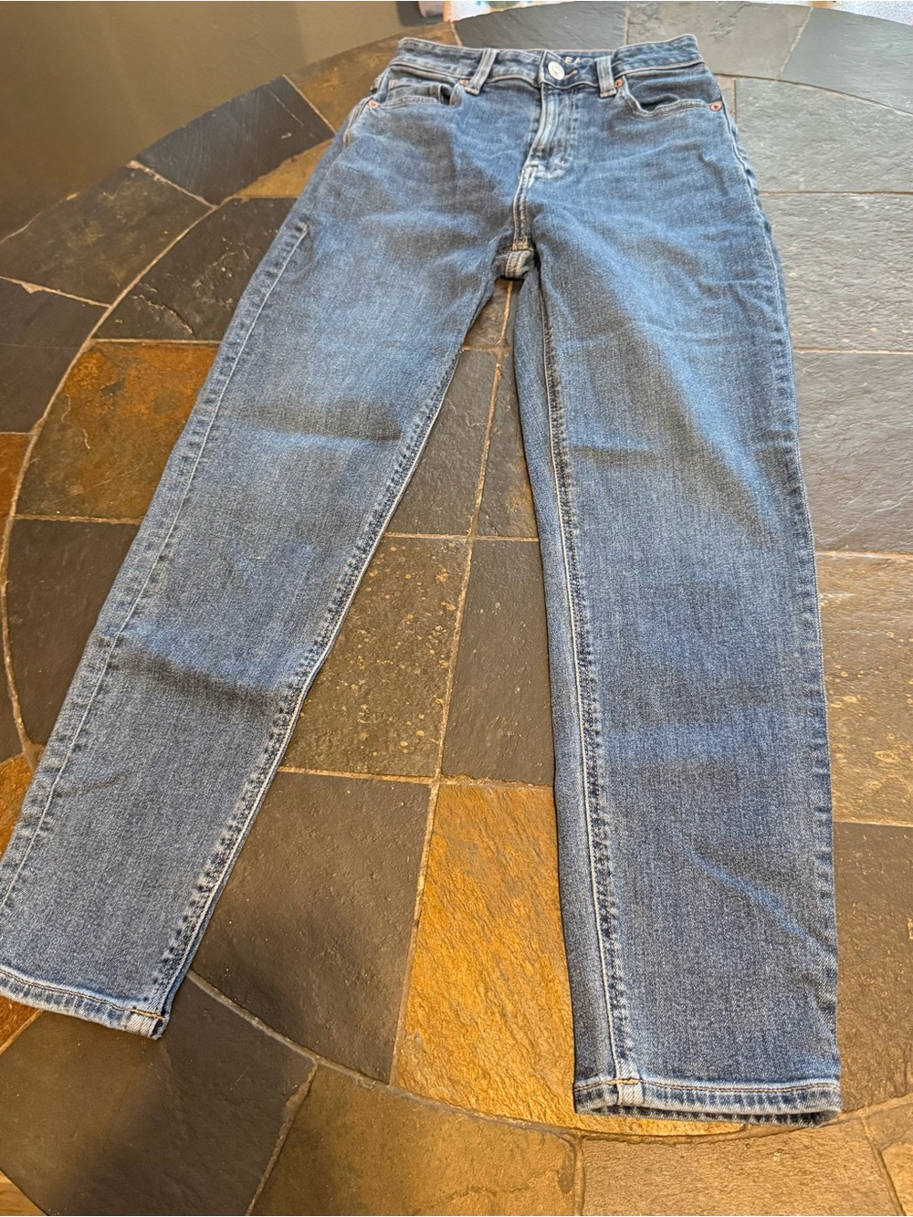 American Eagle Outfitters Straight Leg Jeans - Medium Blue